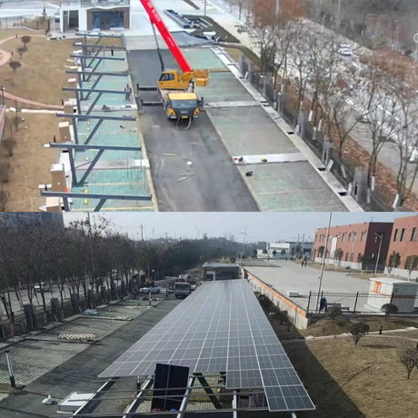 In December 2021, the Shaanxi Ankang photovoltaic carport project was officially launched