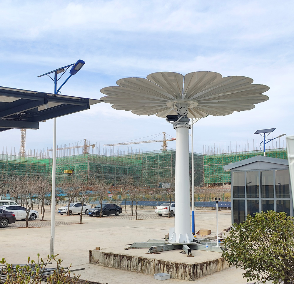 Smart photovoltaic facilities, photovoltaic flowers will break the traditional urban photovoltaic an